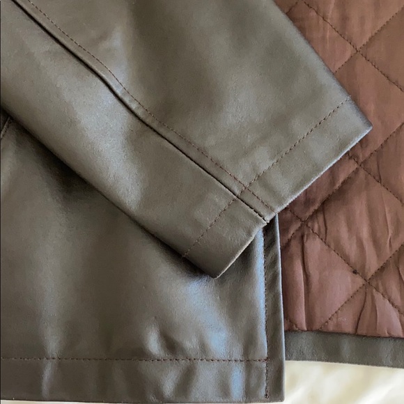 Benetton Leather Jacket - Picture 3 of 4